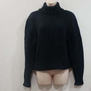 J.crew women's black knit sweater